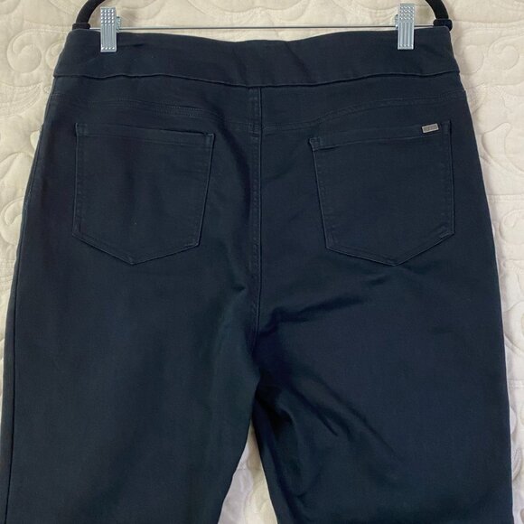 Up! Pull on Jeans Black Straight Leg High Rise Size 12 - Picture 4 of 11